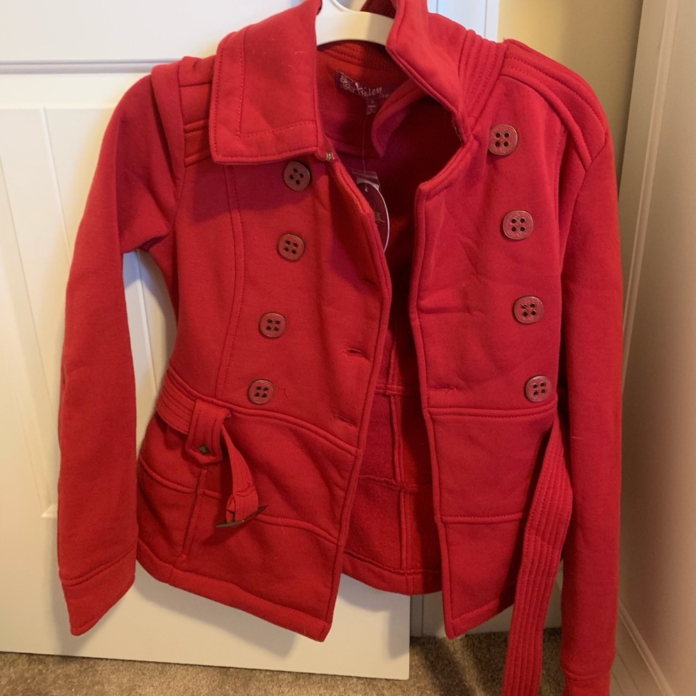 Red Pea Coat